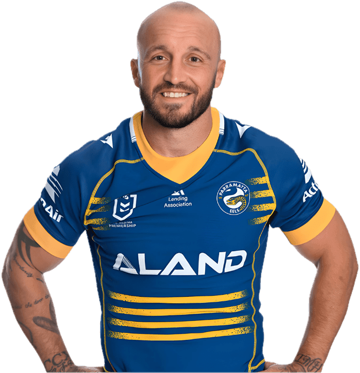 Person in rugby jersey, athletic build.